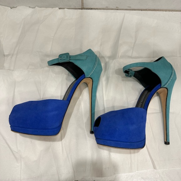 Giuseppe zanotti sharon blue platform sz 6 - Picture 13 of 16